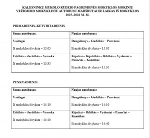 Iš mokyklos2025-2026